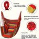 thumbnail image 4 of Silla colgante, cesta colgante para exteriores, columpio, dormitorio, silla para estudiantes, hamaca interior para niños y adultos, 4 of 4