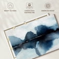 thumbnail image 6 of Elephant Stock Mystic Horizon I Wall Art - Horizontal Canvas Wall Art - Living Room Wall Decor - Abstract Canvas - Black And Blue Decor By Annie Warren - 24" x 16", 6 of 8