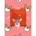 thumbnail image 3 of Welsh Corgi Puppy Let's Party Sweatshirt Women -Image by Shutterstock, Female Large, 3 of 4