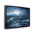 thumbnail image 3 of Designart 'Morning Glow Through The Ocean Waves' Nautical & Coastal Framed Canvas Wall Art Print, 3 of 5