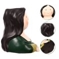 thumbnail image 3 of 1Pc Mona Lisa Design Storage Bucket Creative Makeup Brushes Box Resin Pen Holder, 3 of 8