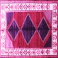 thumbnail image 1 of Ahgly Company Indoor Square Persian Pink Traditional Area Rugs, 3' Square, 1 of 4
