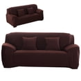thumbnail image 1 of Funda para muebles, color café, elástica, a prueba de polvo, protectora para sofá, compacta y ligera, 1 of 8