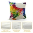 thumbnail image 4 of Nawypu  Watercolor Dog Husky Cushion Covers Husky Colorful Dog Silhouette Pillow Cover Case Gift for Dog Mom Pillows Nursery Decor Modern Linen Throw Pillow for Sofa Chair Car, 4 of 5