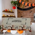 thumbnail image 4 of Qiux Home Improvement, Halloween Tablecloth 90x90cm Rectangular Pumpkin Washable Tablecloth Suitable For Party Picnic Dinner, Table Cloth, 4 of 6
