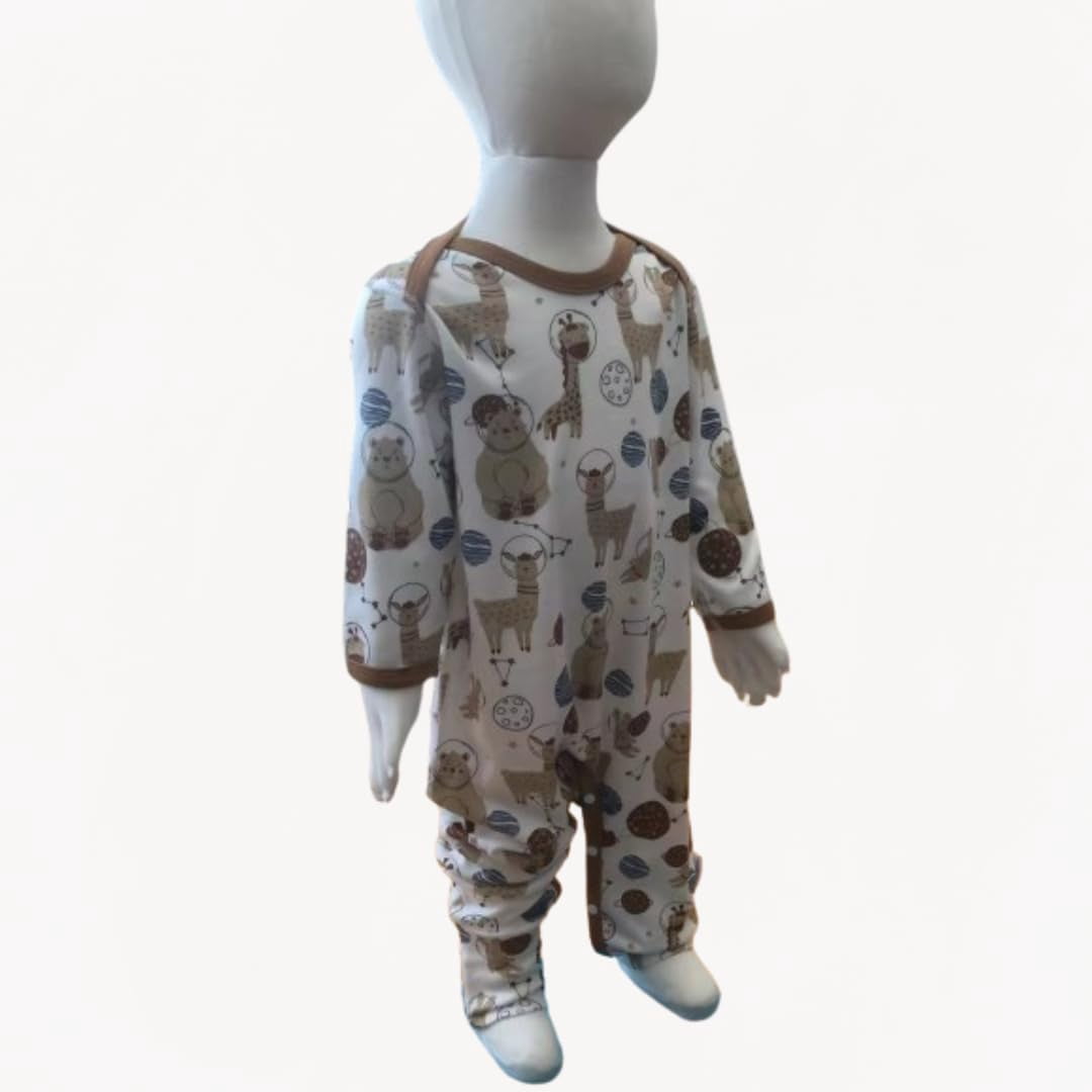 KaWaii Baby Unisex Bamboo & Organic Cotton Bodysuit, Envelope Neck Snap Bottom Stretchy & Comfy for babies 6-9 M - 3Pk