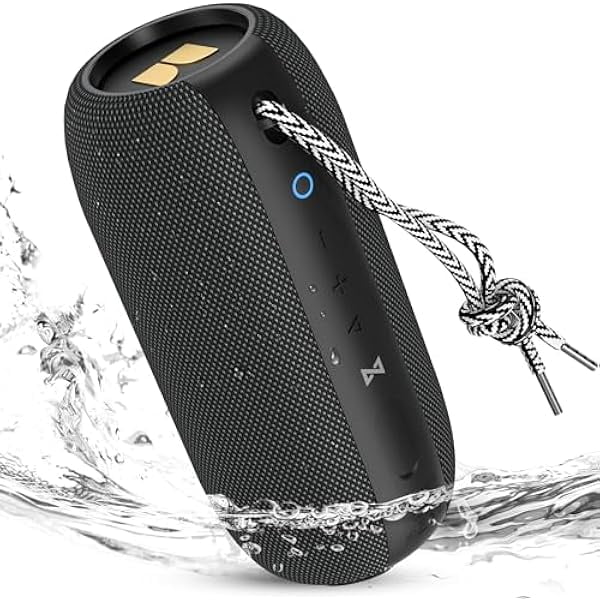 wonima44 S320 Speaker, Portable Bluetooth Speaker, 40W True Wireless 360° Stereo Sound Effect,IPX7 Waterproof, 32 Hour Playing Time, Suitable for Outdoor