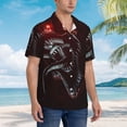 thumbnail image 4 of Lsque Five Nights At Freddy'S Pattern Hawaiian Shirt for Men Unisex Summer Beach Casual Short Sleeve Cotton Linen Button Down Shirts-XX-Large, 4 of 6