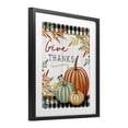 thumbnail image 3 of Stupell Industries Give Thanks Gingham & Pumpkins Black Framed Print Under Glass, design by Elizabeth Tyndall, 16 x 13, 3 of 10