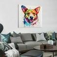 thumbnail image 2 of ONETECH Lovely Dog Canvas Wall Art-Puppy Positive Quote Art Print,Lovely Dog Canvas Wall Art,Pet Canvas Painting Puppy Artwork,Burnese Mountain Dog bright and colorful art print., 2 of 4