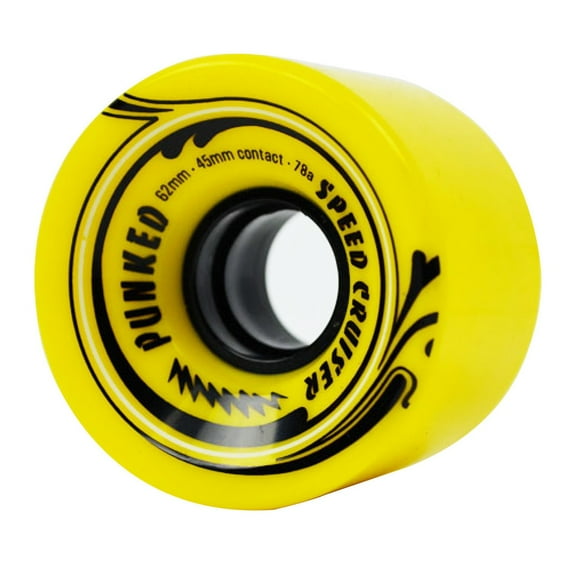 Speed Cruiser Speed Cruiser 62mm Longboard Wheels - Solid Yellow