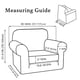 thumbnail image 2 of Funda para muebles, funda turquesa para silla, jacquard gris, 2 of 7