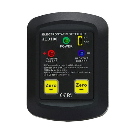 

Tickas Palm-size Electrostatic Detector Portable Electrostatic Tester Electrostatic Analyzer 100V~20KV ESD Test Meter Gauge