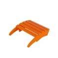 thumbnail image 5 of Polytrends  Laguna All Weather Poly Outdoor Patio Adirondack Chair Set - with Ottomans and Side Table (5-Piece) Orange, 5 of 5