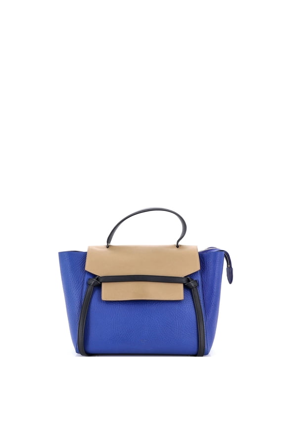 Pre-Owned Tricolor Belt Bag Leather Mini By Rebag