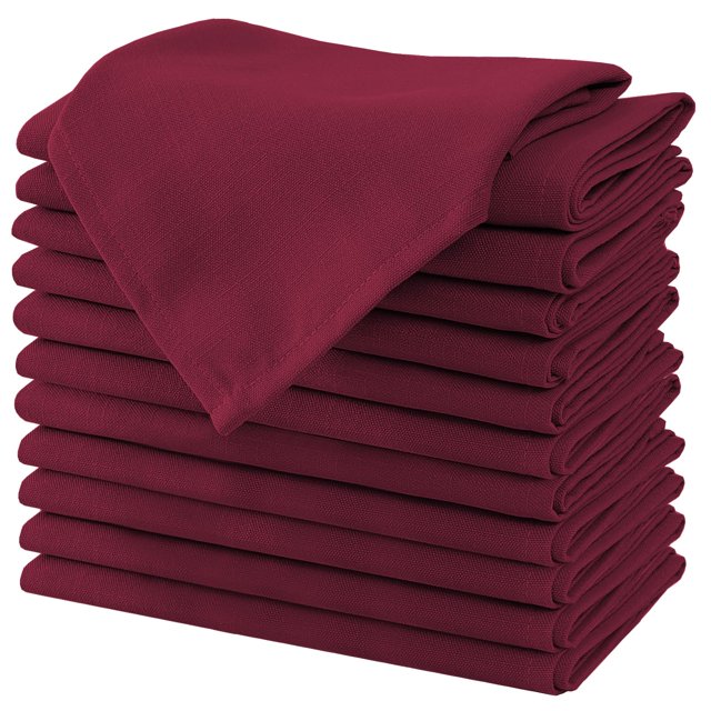 Servilletas de tela H.VERSAILTEX, 12 unidades, 46 x 46 cm, impermeables