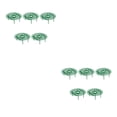 thumbnail image 3 of Wosthever Soporte para plantas de fresa, soporte para plantas, herramientas para verduras, estante para escalar, marco de cultivo de plástico Verde 5 piezas 2Conjunto, 3 of 6