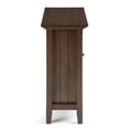 thumbnail image 3 of Simpli Home Bedford 32 inch Wide Solid Wood Transitional Low Storage Media Cabinet in Rustic Natural Aged Brown, 3 of 3