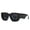 Black, variant on Retro Vintage Sunglasses with UV400 Protection, Resin Lenses, and Plastic Metal Frame for Timeless Style
