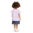 thumbnail image 5 of Hello Kitty and Friends Toddler Girls Ruffle Graphic Tee with Short Sleeves, Sizes 12M-5T, 5 of 7
