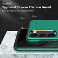thumbnail image 4 of Shockproof Case for Samsung S23 Plus/S23+ 5G, [Embedded Finger Ring] Military Grade Phone Case Cover with Reinforced Metal Stand Kickstand [Support Magnetic Car Holder] for S23+, Green, 4 of 13