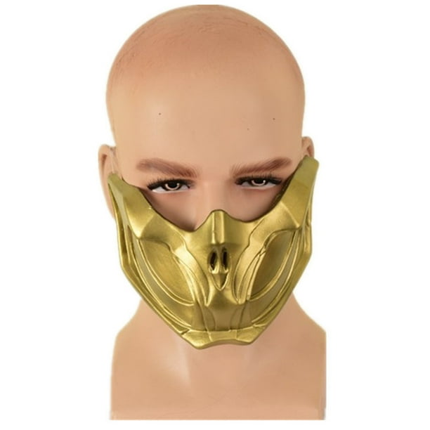 Máscara de látex de Mortal Kombat para cosplay de Halloween para adultos