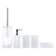 thumbnail image 3 of Juego de 5 accesorios de baño, práctico cepillo de baño. Blanco, 3 of 8