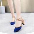 thumbnail image 4 of XIHAHA, zapatos de baile modernos a la moda para mujer, zapatos de baile de salón para niñas y mujeres, zapatos de baile de Tango con punta cerrada, suela de gamuza/goma para Salsa, 4 of 5