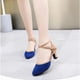 thumbnail image 4 of XIHAHA, zapatos de baile modernos a la moda para mujer, zapatos de baile de salón para niñas y mujeres, zapatos de baile de Tango con punta cerrada, suela de gamuza/goma para Salsa, 4 of 5