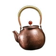 thumbnail image 2 of Tetera de cobre CUTICAT Hecha a mano Retro 1.3L para Cocina Casa de té Regalo para amantes del té, 2 of 8