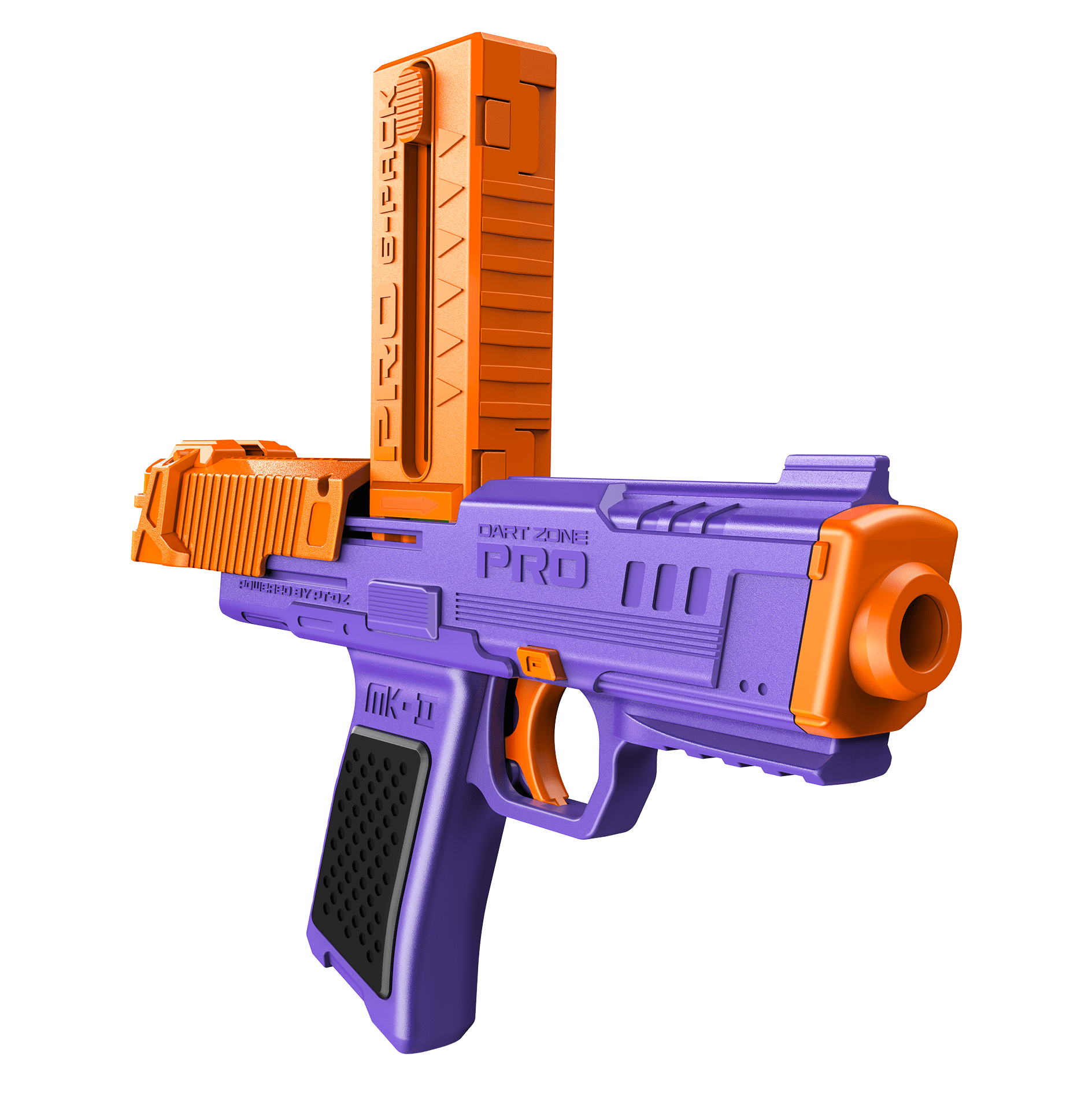 Dart Zone Pro-Series MK-2 Foam Blaster for Adults, Teens - Soft Bullet Blaster Ages 14+ with 12 Nitroshot+ Half Length Darts and 2 Speed loaders - 14+