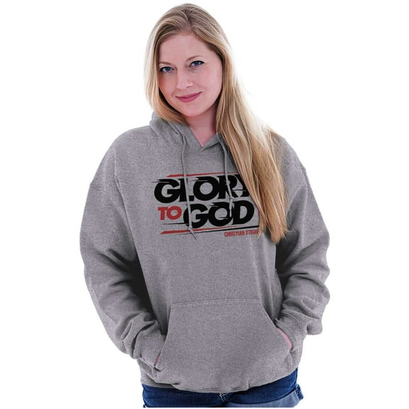 Glory to God Jesus Christ Faithful Hoodie Sweatshirt Women Men Brisco Brands S