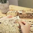 thumbnail image 3 of 3D Puzzles for Adults Wooden Toy Train Models Kits to Build Prime Steam Express, 3 of 5