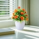 thumbnail image 4 of Simulation Of Five-leaf Plums Potted Plants Plant Bonsai Simulation Of Plant Flowers Suitable For Indoor Home Garden Terrace Office Desk Decoration, 4 of 6