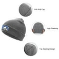 thumbnail image 3 of Pochacco Winter Beanie Hats for Men Women, Warm Cozy Knitted Cuffed Skull Cap, 3 of 8