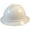 White, variant on MSA Advance Full Brim Vented Hard Hats with 4 Point Ratchet Suspensions White