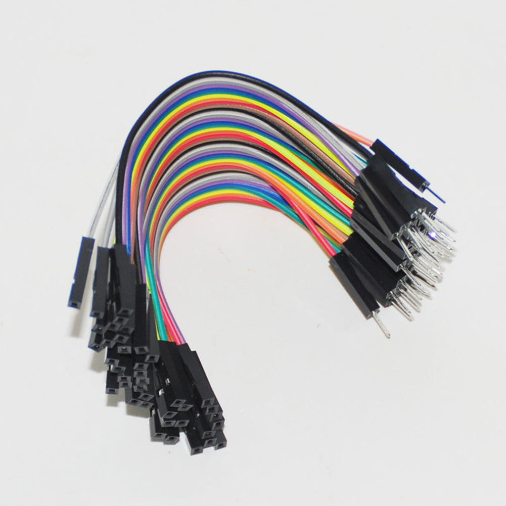 10/20/30cm 40 Pin M-M F-F M-F Breadboard Dupont Jumper Wire Cables for Arduino 