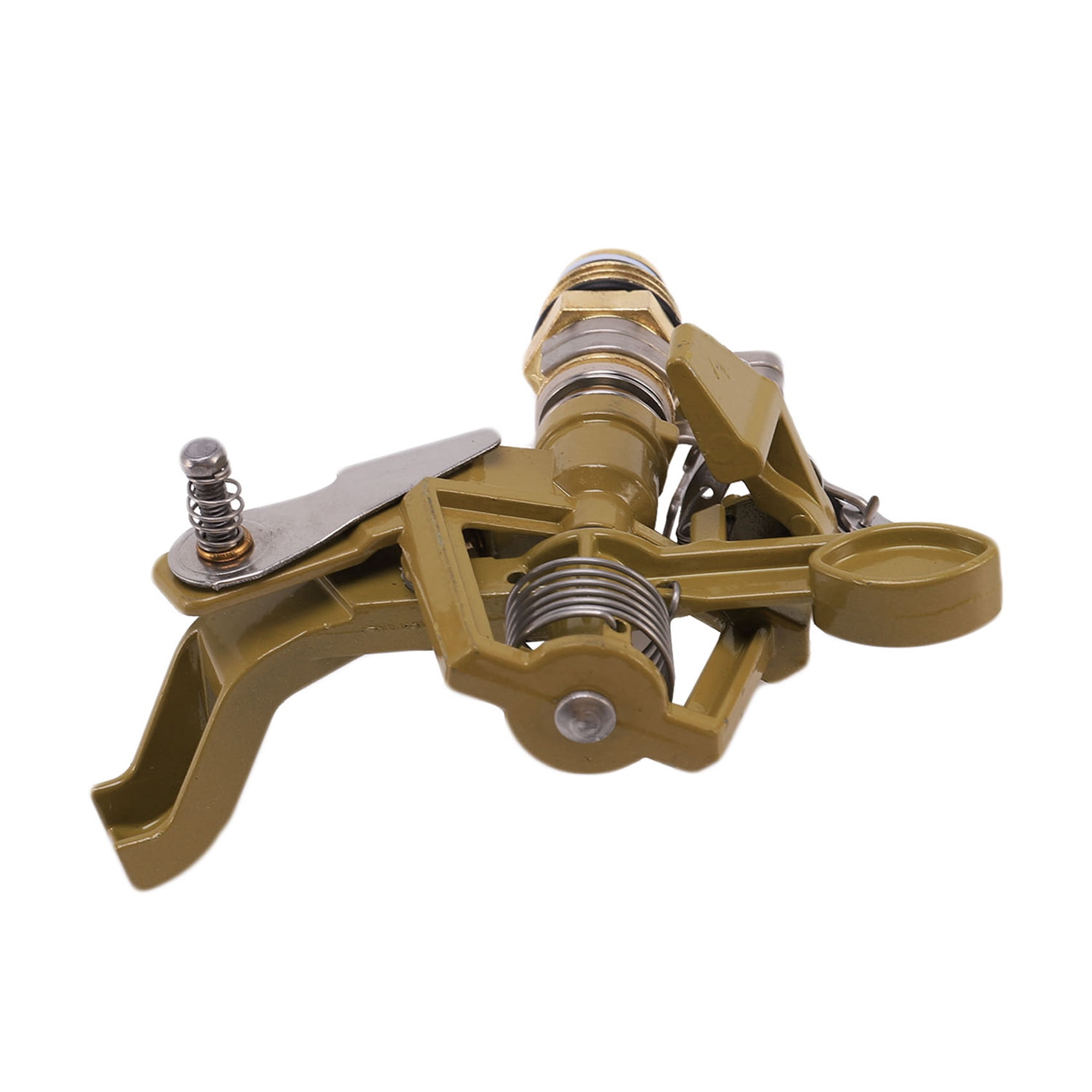 4X 360 Degree Rotary Irrigation Sprayer Sprinkler for Lawn Garden Golf Grass Metal Impulse Spike Hose Water Sprayer