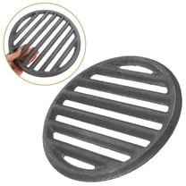 LOLIPPYY Heavy Duty Cast Iron Round Grill Grate 22 Inch for BBQ with Heat Distribution, Perfect Outdoor Cooking Accessory, Black
