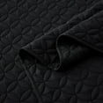 thumbnail image 5 of UNIKOME Lightweight 3 Piece Microfiber Coverlet Set Quilted Design, Black, Full/Queen, 5 of 5