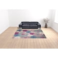 thumbnail image 2 of 9' x 12' Blue Floral Power Loom Area Rug, 2 of 5