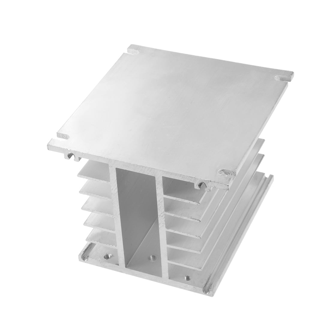 Unique Bargains Aluminum Heat Sink SSR Dissipation for Three Phase Solid State Relay