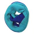 thumbnail image 1 of Wrapables Thick Knitted Winter Warm Infinity Scarf - Turquoise and Blue, 1 of 4