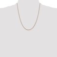 thumbnail image 2 of Auriga 14K Rose Gold 1.3 mm Box Link Chain Necklace for Women 22", 2 of 6