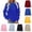 Blue, variant on Hoodies for Women Long Sleeves Casual Shirts Color Round Neck Sweatshirt Crewneck Pullover Tunic Tops Fall Winter Outfits Clothes,Beige,2XL