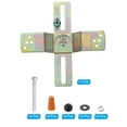 thumbnail image 3 of Soporte de Montaje para Lámpara Uxcell, 3set Universal para Techo y Pared, Rotación de 180 Grados, 3 of 7