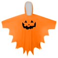 thumbnail image 6 of Kids Halloween Unisex Pumpkin Hooded Cape Halloween Party Outfit for Boys 4-12 Years, 6 of 7