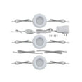 thumbnail image 3 of Bazz U00063WH Led Under Cabinet Puck Light, Linkable, Easy Installation, Energy Efficient, Plug-in, Bulbs Included, 2.75-in, White, 3 Piece, 3 of 4