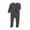 Dark Gray, variant on Baby Boys Clothes Footie Rompers Open Button Long Sleeve Onesie Jumpsuit Sleepwear Outfit