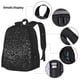 thumbnail image 3 of Balery Black And White Dotted Mochila Escolar 3 en 1 para Niños - Mochila Resistente con Lonchera Térmica y Estuche - Mochila Escolar para Niños y Niñas, 3 of 7